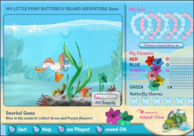 Screenshot of Butterfly Island